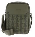 LACOSTE The Blend Vertical Camera Bag Mono Kaki Noir LACOSTE The Blend Vertical Camera Bag Mono Kaki Noir