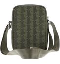LACOSTE The Blend Vertical Camera Bag Mono Kaki Noir LACOSTE The Blend Vertical Camera Bag Mono Kaki Noir