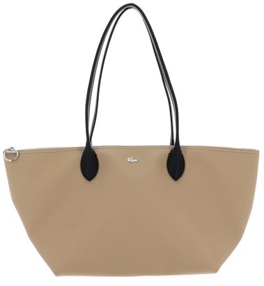 LACOSTE Athena Shopping Bag Eco Sand Noir