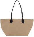 LACOSTE Athena Shopping Bag Eco Sand Noir LACOSTE Athena Shopping Bag Eco Sand Noir