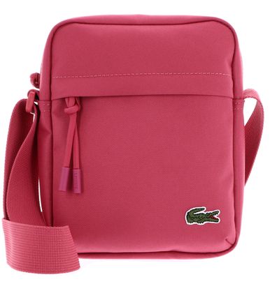 LACOSTE Neocroc Vertical Camera Bag Claret Red