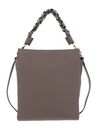 COCCINELLE Boheme Grana Double Handbag Double Grainy Leather Warm Taupe / Rosette