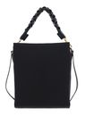 COCCINELLE Boheme Grana Double Handbag Double Grainy Leather Noir / Cuir