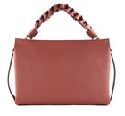COCCINELLE Boheme Grana Double Hand Bag Brandy / Gren. Red