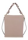 COCCINELLE Boheme Grana Double Handbag Double Grainy Leather Rosette / Warm Taupe