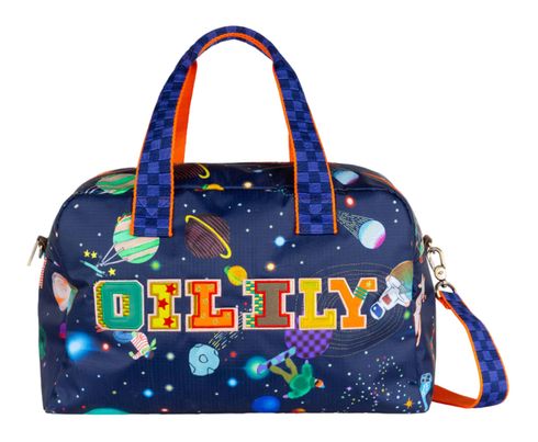 Oilily Aloha Sports Bag Blue Print