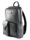 THE BRIDGE Filippo Backpack M Grigio Rutenio Scuro THE BRIDGE Filippo Backpack M Grigio Rutenio Scuro