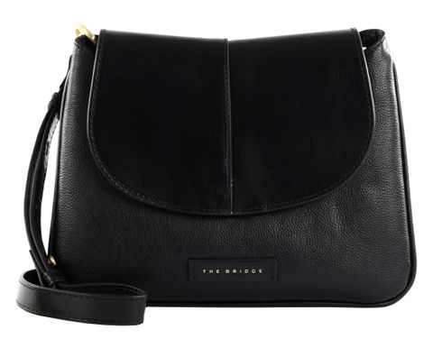 THE BRIDGE Elisabetta Shoulder Bag Nero abb. ORO