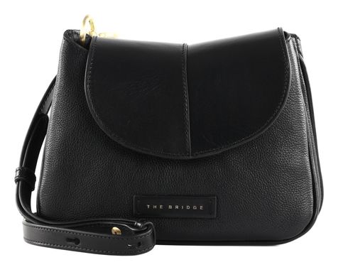 THE BRIDGE Elisabetta Crossbody Bag Nero abb. ORO