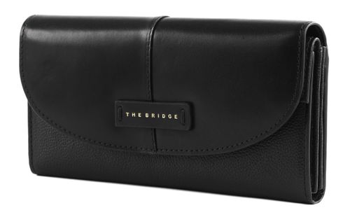 THE BRIDGE Elisabetta Ladie's Wallet Nero abb. ORO