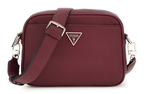 GUESS Meridian Girlfriend Camera Bag S Burgundy