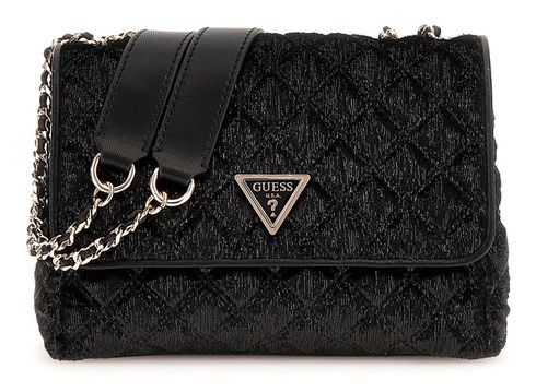 GUESS Giully 2 Compartment Convertible Flap Black