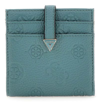 GUESS Cresidia Tab Card Case Teal