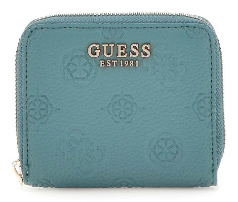 GUESS Cresidia SLG Zip Around Wallet S Teal