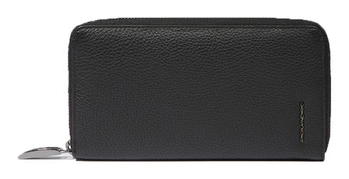 PIQUADRO Modus Special Zip Around Women's Wallet RFID Black