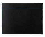 PIQUADRO Blue Square Leather Notepad Holder RFID Black