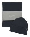 Marc O'Polo Knitted Hat And Scarf Set Dark Navy Marc O'Polo Knitted Hat And Scarf Set Dark Navy