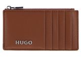 HUGO Chris Zip Card Holder Brown