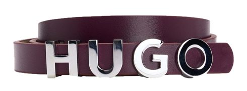 HUGO Zula Leather Belt 1,5 cm W80 Purple