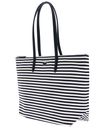 LACOSTE L.12.12 Concept Shopping Bag Stripes Marine Farine