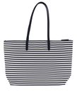 LACOSTE L.12.12 Concept Shopping Bag Stripes Marine Farine
