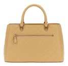 GUESS Eco Carly Girlfriend Satchel Beige GUESS Eco Carly Girlfriend Satchel Beige