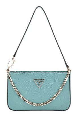 GUESS Noelle Mini Top Zip Shoulder Bag Teal