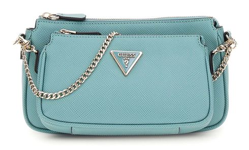 GUESS Noelle Double Pouch Crossbody Teal