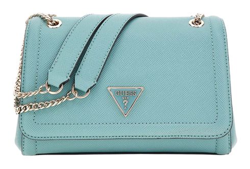 GUESS Noelle Covertible Xbody Flap Bag Teal