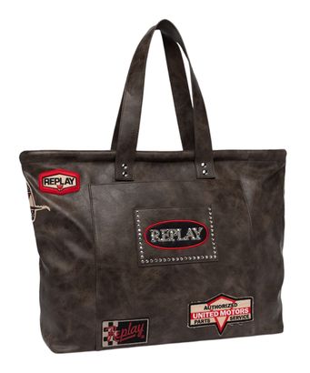 REPLAY Shopper Bungee Cord / Black