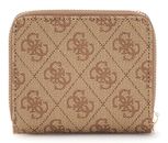GUESS Laurel Zip Around Wallet S Latte Logo GUESS Laurel Zip Around Wallet S Latte Logo