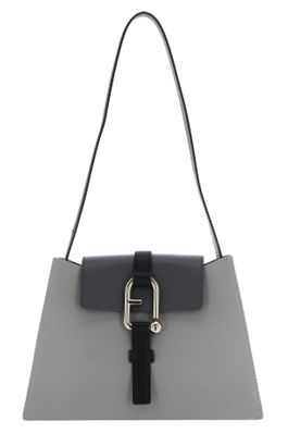 FURLA Nuvola Shoulder Bag S Cenere + Soil + Nero