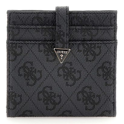 GUESS Eco Erica Tab Card Case Coal Logo