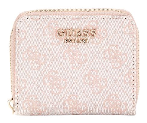 GUESS Laurel Zip Around Wallet S Dusty Rose Logo