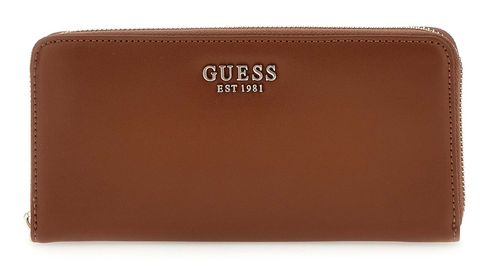 GUESS Laurel SLG Zip Around Wallet L Cognac