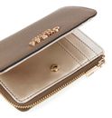 GUESS Laurel Zip Around Card Case Dark Taupe