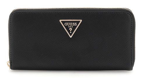 GUESS Laurel SLG Large Zip Around Wallet L Black