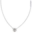 GUESS Stylish Guess Coin Necklace Rhodium GUESS Stylish Guess Coin Necklace Rhodium