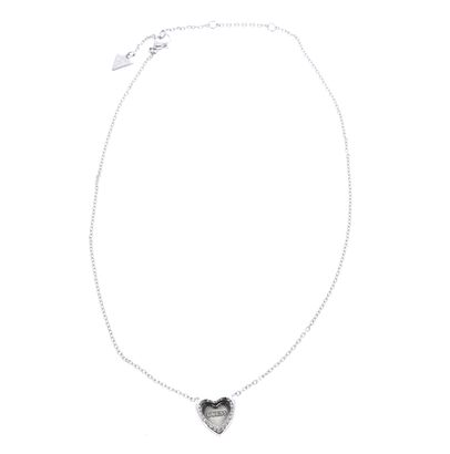GUESS Mon Amour Necklace Rhodium