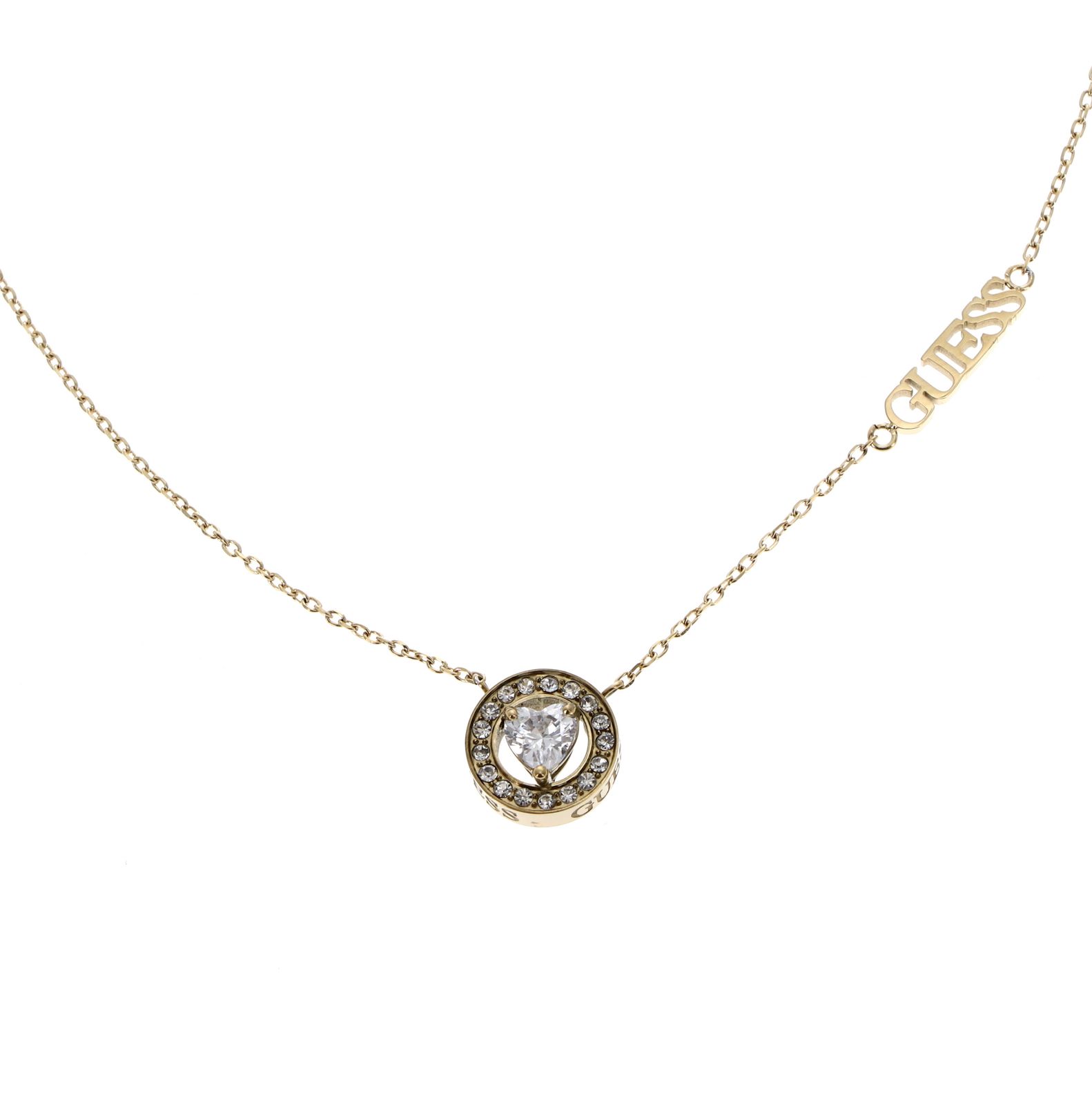 GUESS M'ama Non M'ama Necklace Yellow Gold GUESS M'ama Non M'ama Necklace Yellow Gold