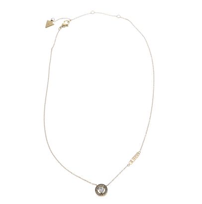 GUESS M'ama Non M'ama Necklace Yellow Gold