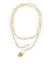 GUESS Mon Amour Chain Necklace Yellow Gold