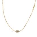 GUESS Calypso Bead Necklace Yellow Gold GUESS Calypso Bead Necklace Yellow Gold