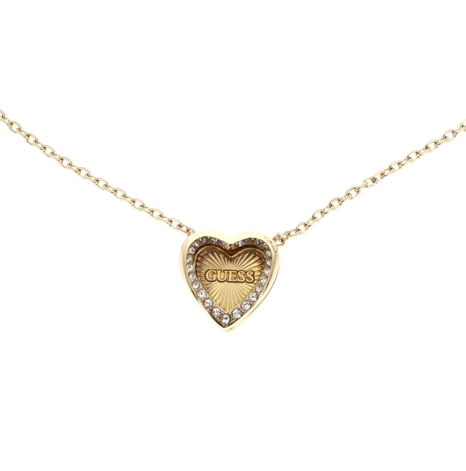 GUESS Mon Amour Necklace Yellow Gold GUESS Mon Amour Necklace Yellow Gold