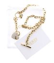 GUESS In My Heart Chain Necklace Yellow Gold GUESS In My Heart Chain Necklace Yellow Gold