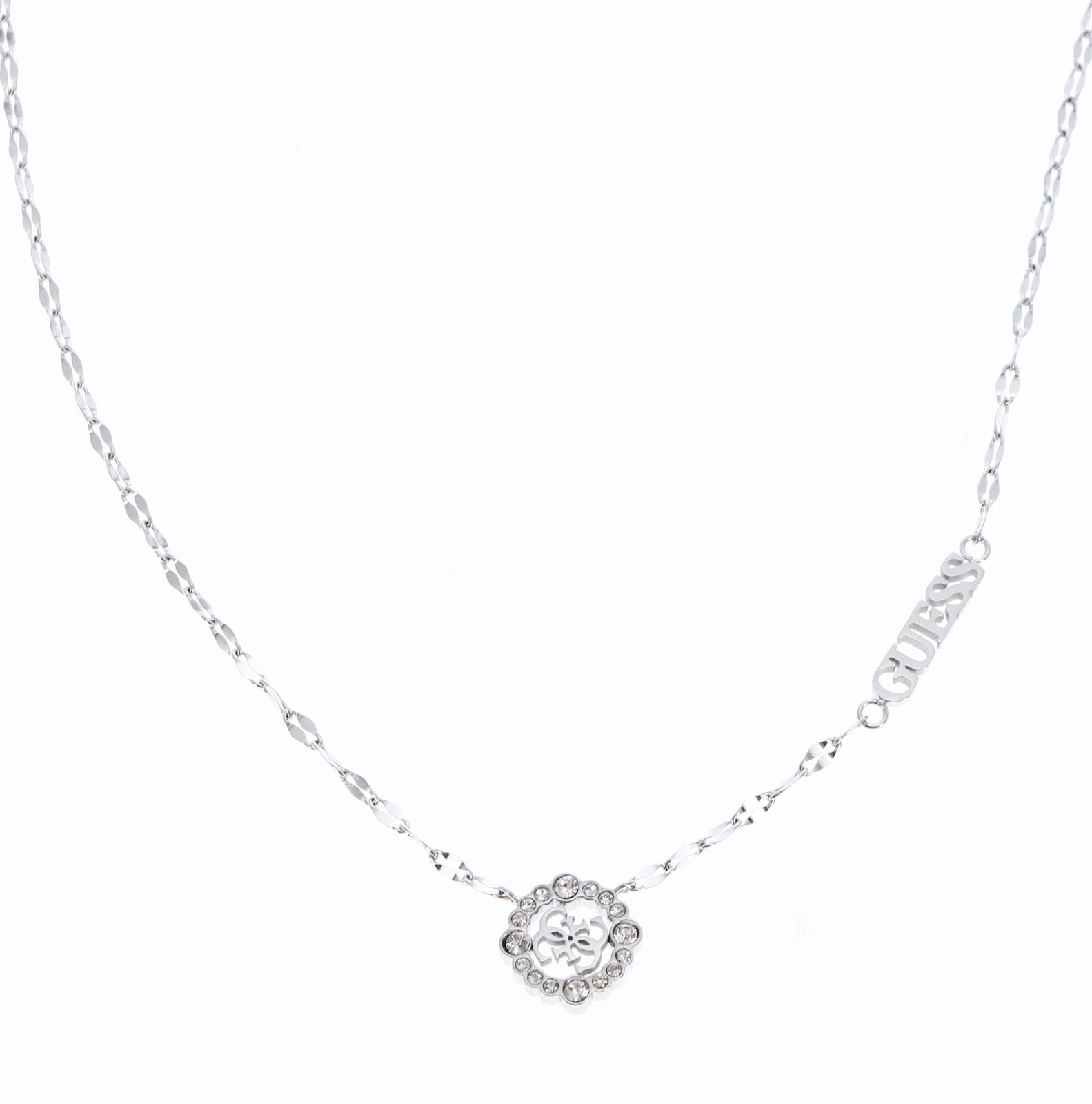 GUESS Tiny Dancer Element Necklace Rhodium GUESS Tiny Dancer Element Necklace Rhodium