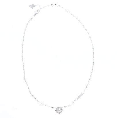 GUESS Tiny Dancer Element Necklace Rhodium