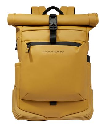 PIQUADRO Corner 2O Computer Backpack Yellow