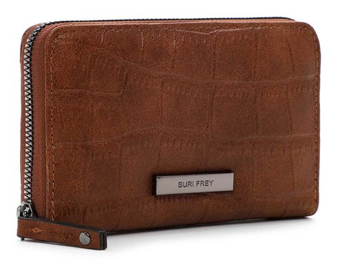 SURI FREY SFY Hadley Zip Around Wallet Cognac