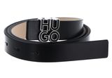 HUGO HU-GO Sta-En Sz25 Leather Belt W90 Black HUGO HU-GO Sta-En Sz25 Leather Belt W90 Black